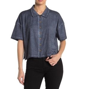 Free People Weekend Rush Navy NWT XS